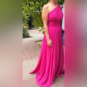 Elegant Pink Evening Gown